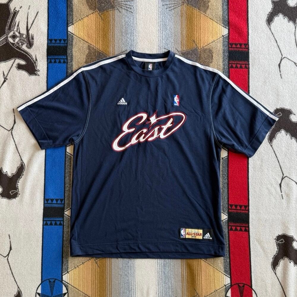 Vintage Adidas 2007 NBA All Star Game East T-Shirt Size Medium Embroidered